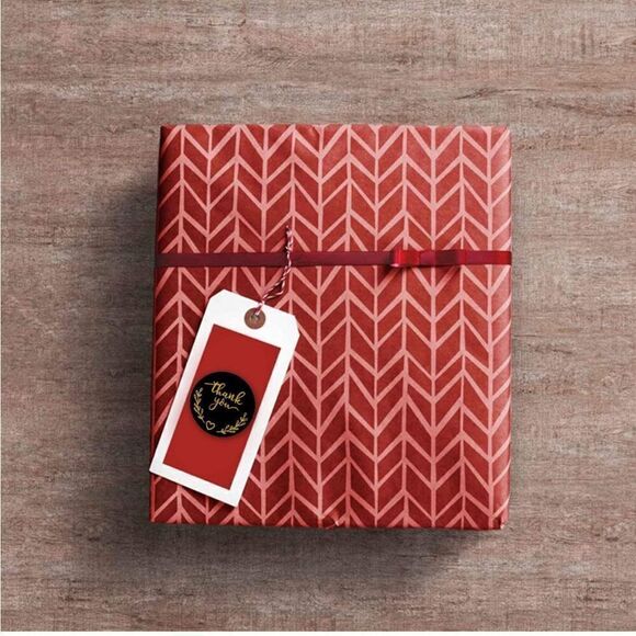 Thank You stickers Black and Gold - 1.5” roll of 500 NWT - Picture 3 of 8